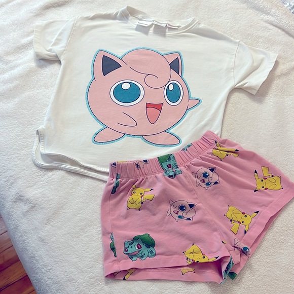 Zara Other - Zara Pokemon girls pajama set with Jigglypuff.